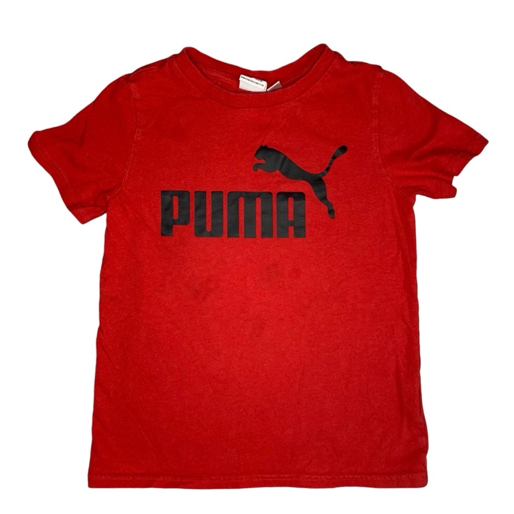 Puma kids t-shirt red size XS 5/6